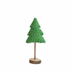 Handmade Green Wool Felt Tree with Beads Seasonal & Holiday Decorations 12044685