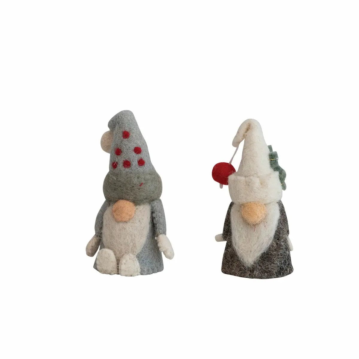 Handmade Wool Felt Gnome Bottle Toppers Seasonal & Holiday Decorations