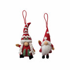 Handmade Wool Felt Gnome Ornaments Holiday Ornaments