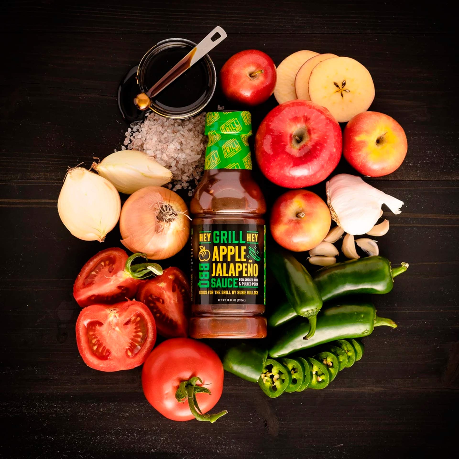 Hey Grill Hey Apple Jalapeno BBQ Sauce