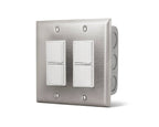 Infratech Dual Duplex Switch, Flush Mount Wall Plate and Gang Box Patio Heater Accessories 12027876