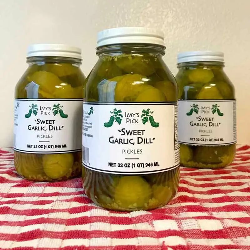 Jan's Sweet Garlic Dill Pickles, 32oz Pickled Fruits & Vegetables 12041907