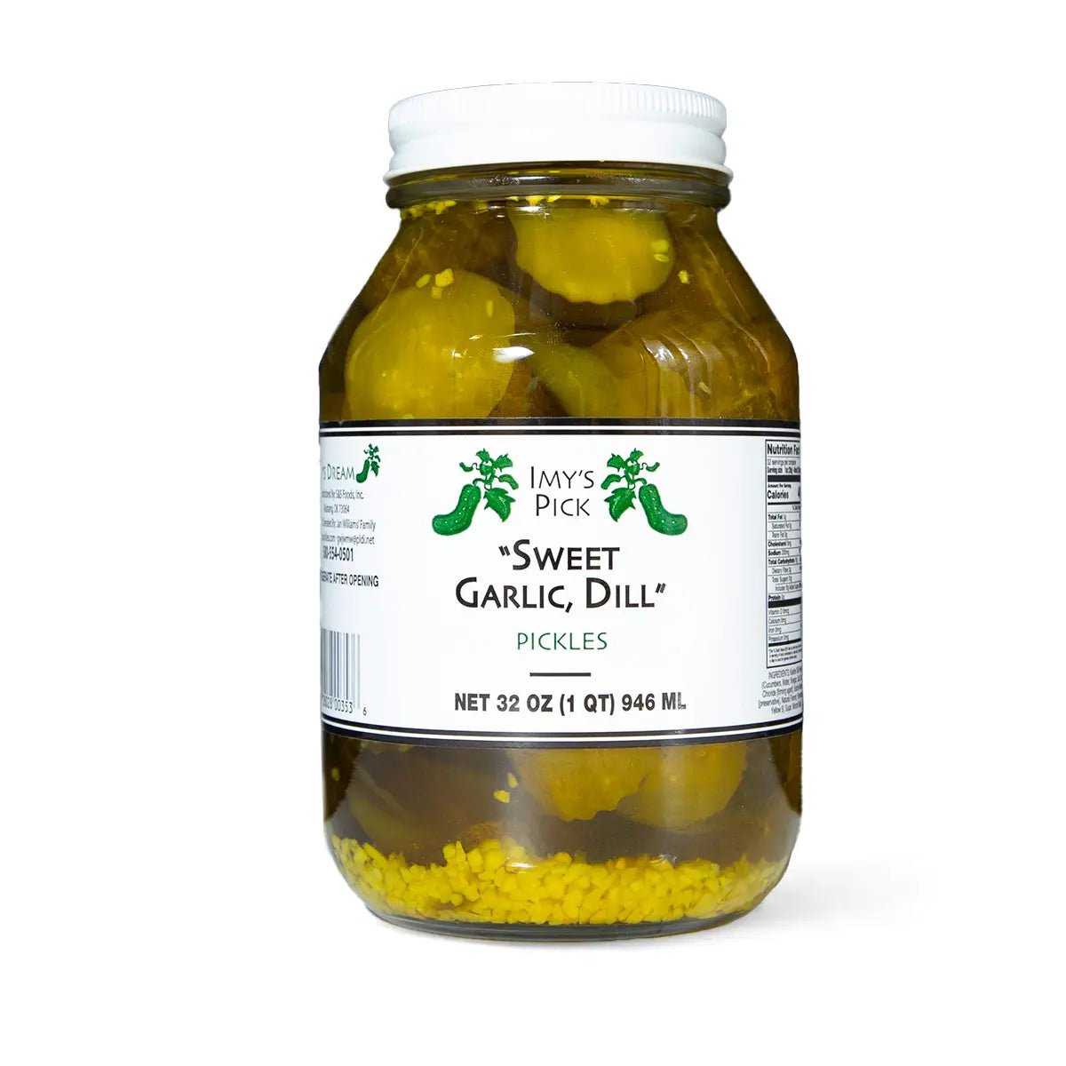 Jan's Sweet Garlic Dill Pickles, 32oz Pickled Fruits & Vegetables 12041907