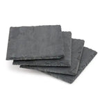 JK Adams Charcoal Slate Coasters, Set of 4 Coasters 12027336