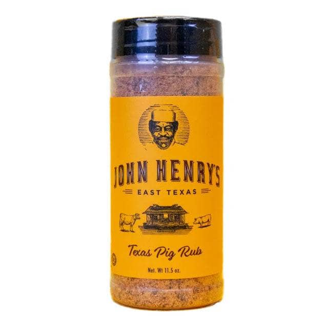 John Henry's BBQ Rubs and Sauces Seasonings & Spices Texas Pig BBQ 12020805