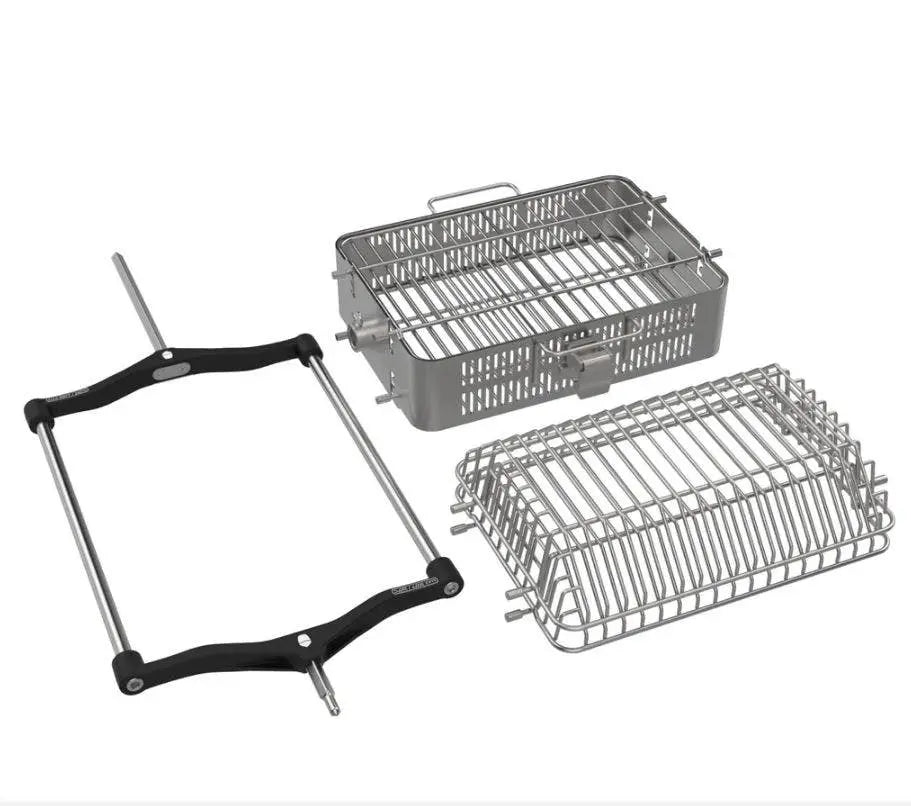 Kamado Joe JoeTisserie Basket Kit Outdoor Grill Accessories 12041630