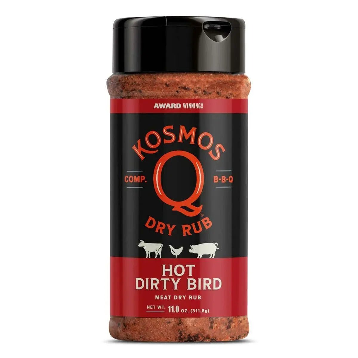 Kosmos Hot Dirty Bird Rub, 11oz Seasonings & Spices 12031419