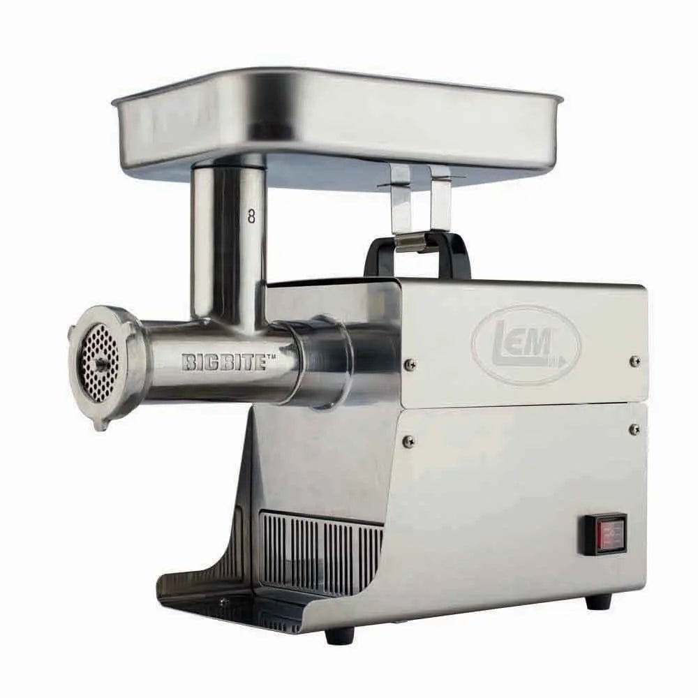 LEM Products #8 Big Bite Meat Grinder, .5 HP Food Grinders & Mills 12028376