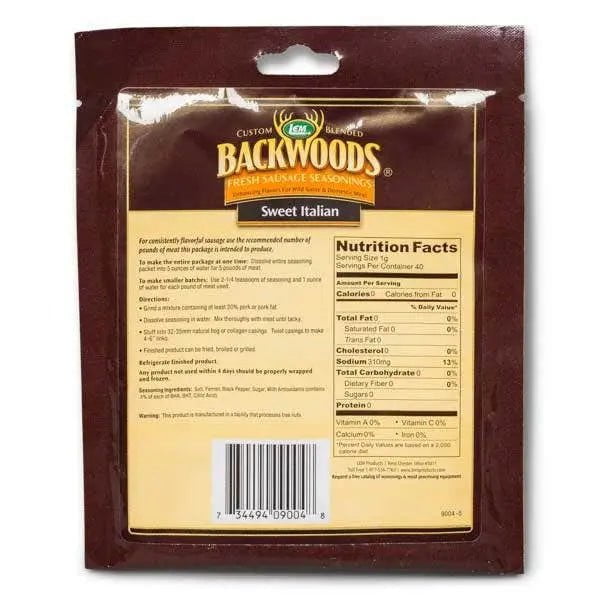 LEM Products Backwoods Sweet Italian Sausage Seasoning Seasonings & Spices 12023436