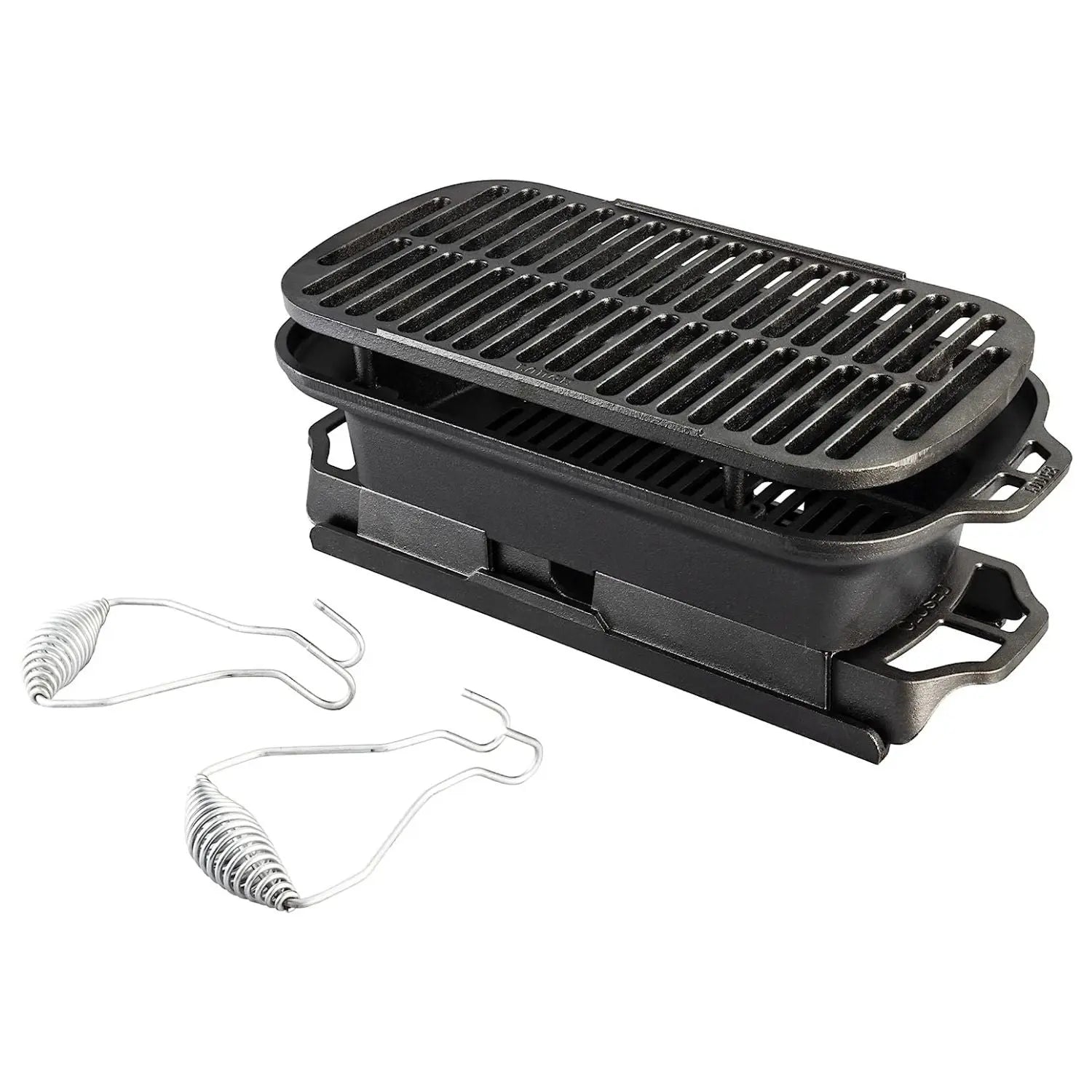 Local Special, Open Box, Lodge Sportsman's Pro Cast Iron Grill Kitchen Tools & Utensils 12040417-POS