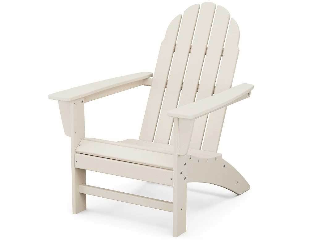 Local Special, Open Box Polywood Vineyard Straightback Adirondack Chair Outdoor Chairs Sand