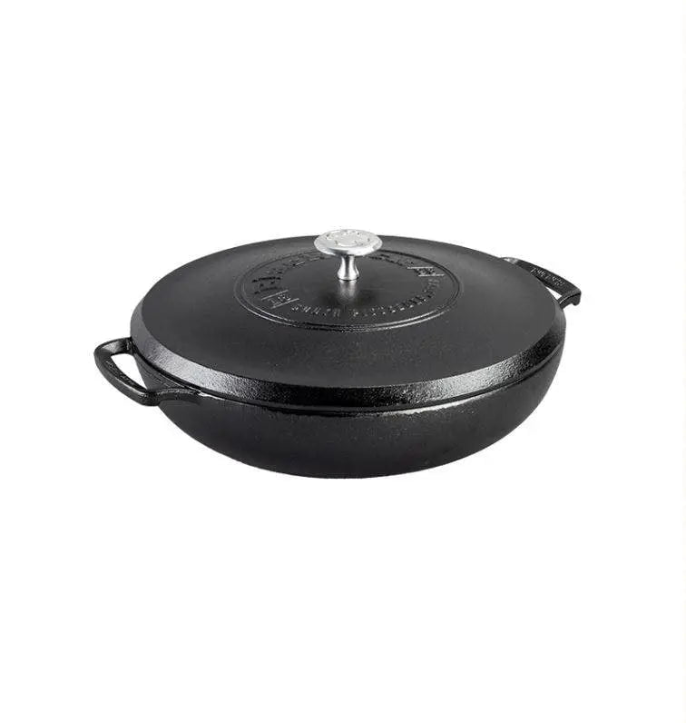 Lodge Blacklock Triple Seasoned 4 Quart Braiser with Lid Pot & Pan Lids 12040149