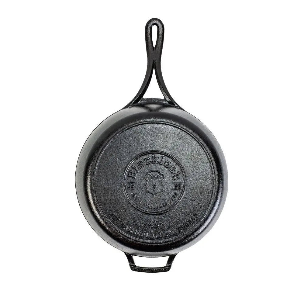 Lodge Blacklock Triple Seasoned 4 Quart Deep Skillet with Lid Pot & Pan Lids 12040148