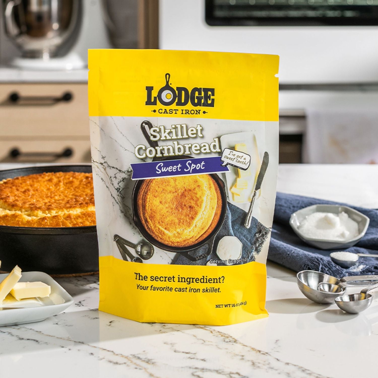 Lodge Sweet As Honey Skillet Cornbread Mix