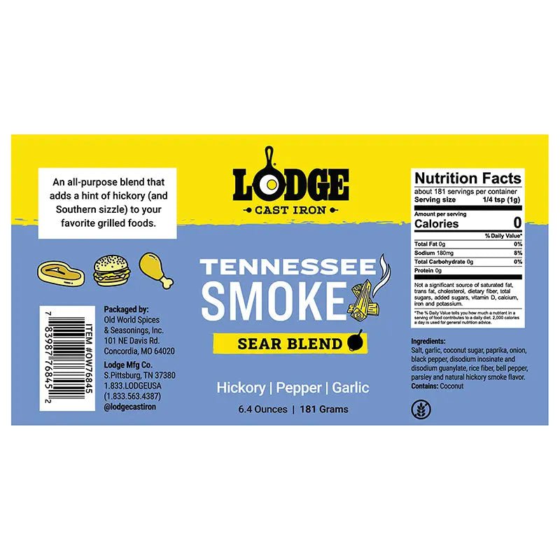 Lodge Tennessee Smoke Sear Blend Seasoning Seasonings & Spices 12044290