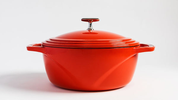 USA Enamel 7.5 qt. Enameled Cast Iron Dutch Oven, Cloud Nine