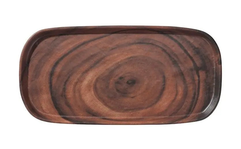 Merritt Sequoia Wood Melamine Collection Dinnerware Appetizer Tray 12039608