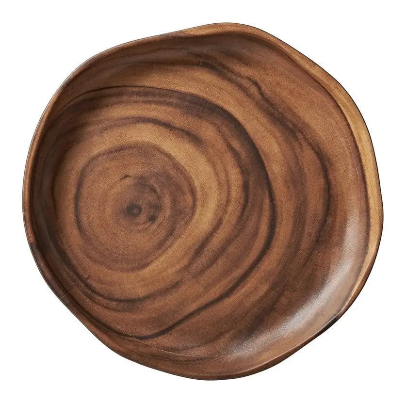 Merritt Sequoia Wood Melamine Collection Dinnerware Dinner Plate 12037966