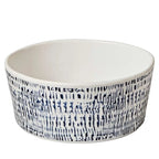 Merritt Tribal Blue Melamine Dinnerware Collection Dinnerware Salad / Soup Bowl 12039612