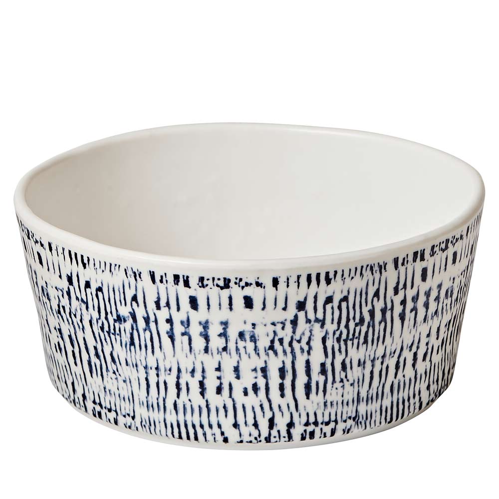 Merritt Tribal Blue Melamine Dinnerware Collection   Merritt Tribal Blue Tribal Blue Melamine Collection Salad Soup Bowl Dinnerware 41689195905301 