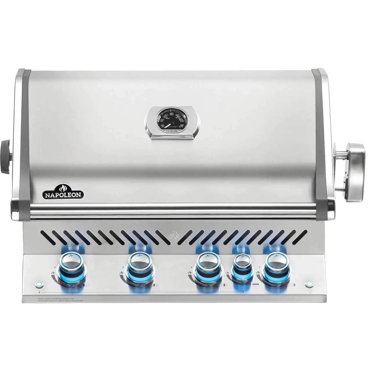 Napoleon Grills Built-In Prestige PRO 500 Gas BBQ Grill with Infrared Rear Burner, BIPRO500RB-3 Outdoor Grills