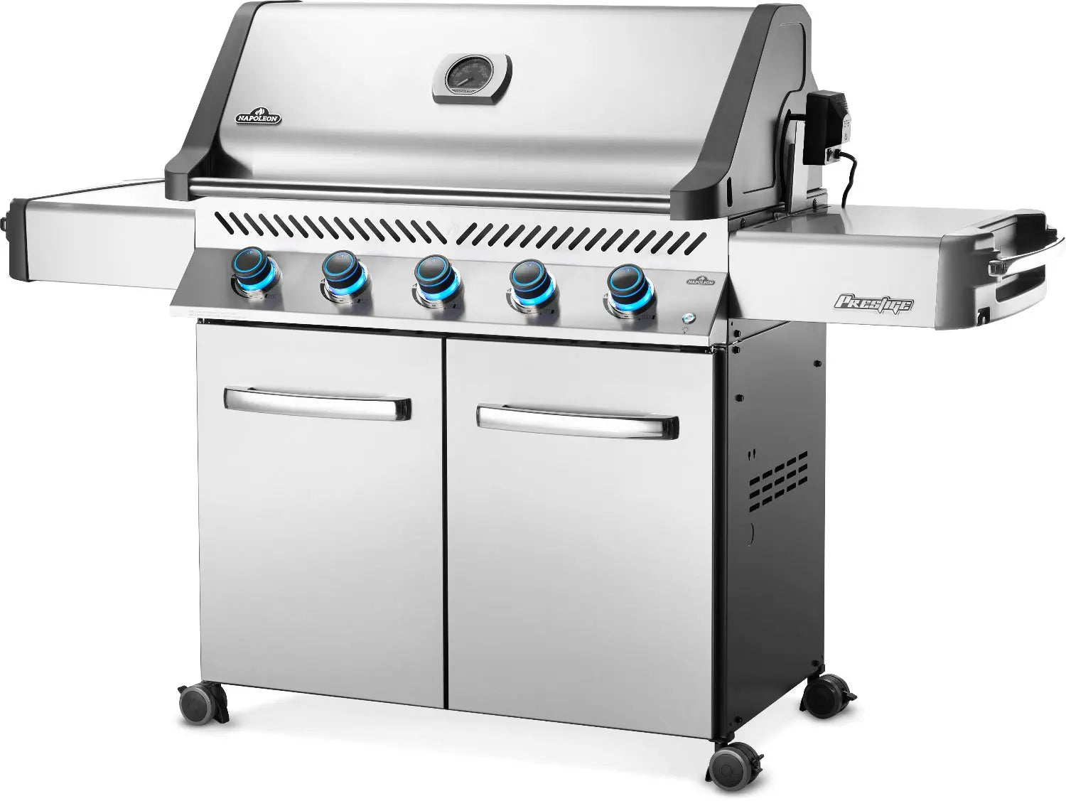 Napoleon Grills Prestige 665 Gas Grill on Cart, Stainless Steel Outdoor Grills Natural Gas 12029732