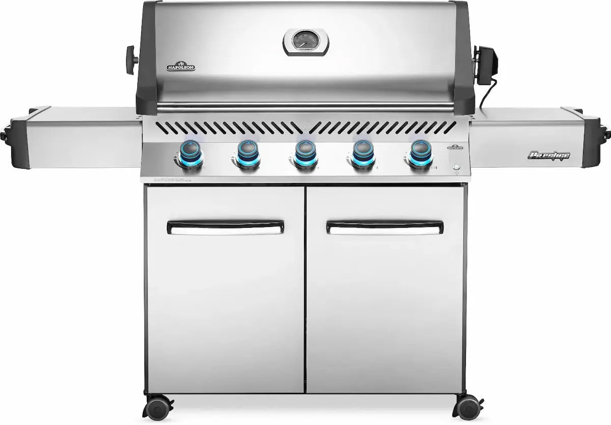 Napoleon Grills Prestige 665 Gas Grill on Cart, Stainless Steel Outdoor Grills