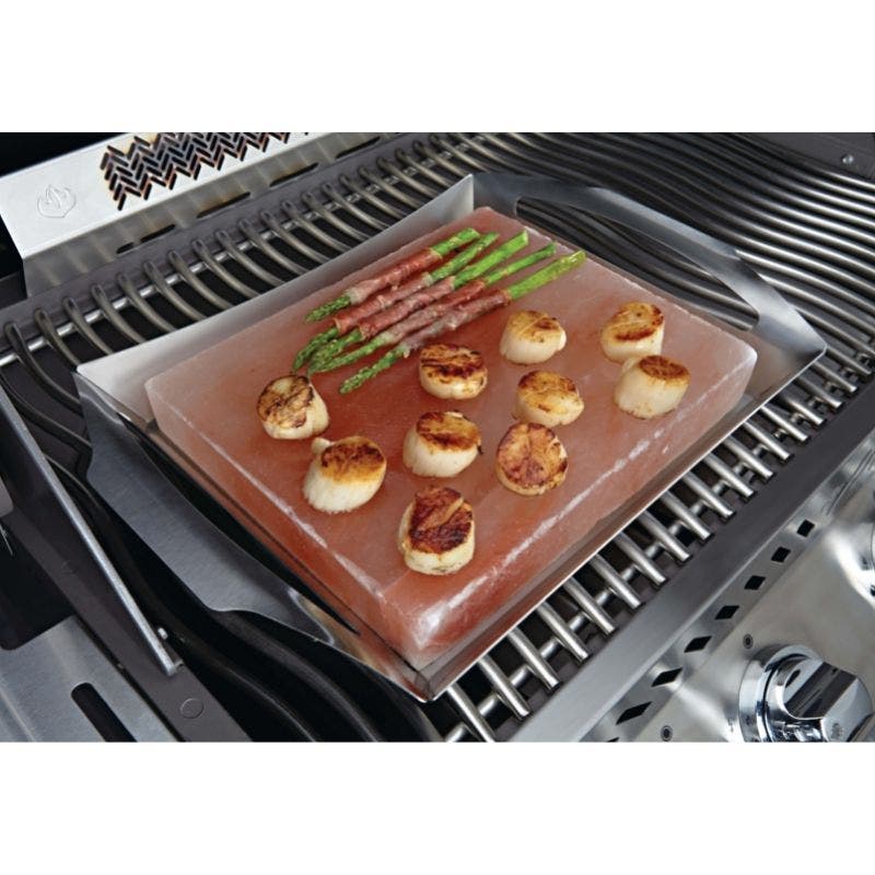 Napoleon Himalayan Salt Block with PRO Grill Topper Outdoor Grill Accessories 12035221