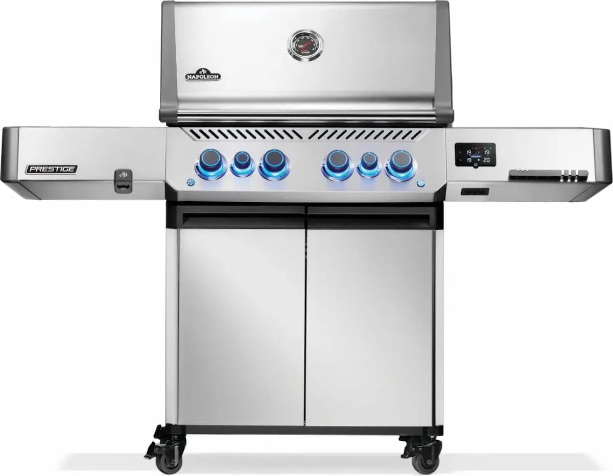 Napoleon Prestige 500 Connected Gas Grill with Infrared Side and Rear Burner, Stainless Steel Liquid Propane 12046592