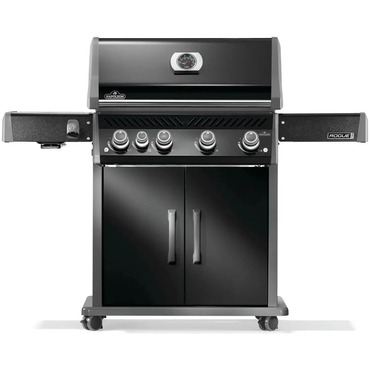 Napoleon Rogue PRO 525 Gas Grills with Infrared Side Burner Outdoor Grill Black / Natural Gas 12046891