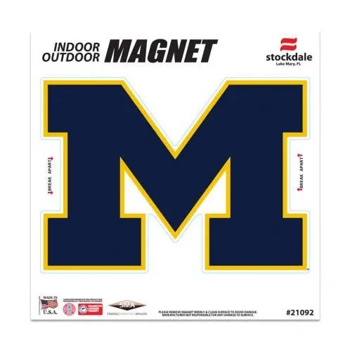 NCAA Teams Die-Cut Magnets Refrigerator Magnets University of Michigan 12033293