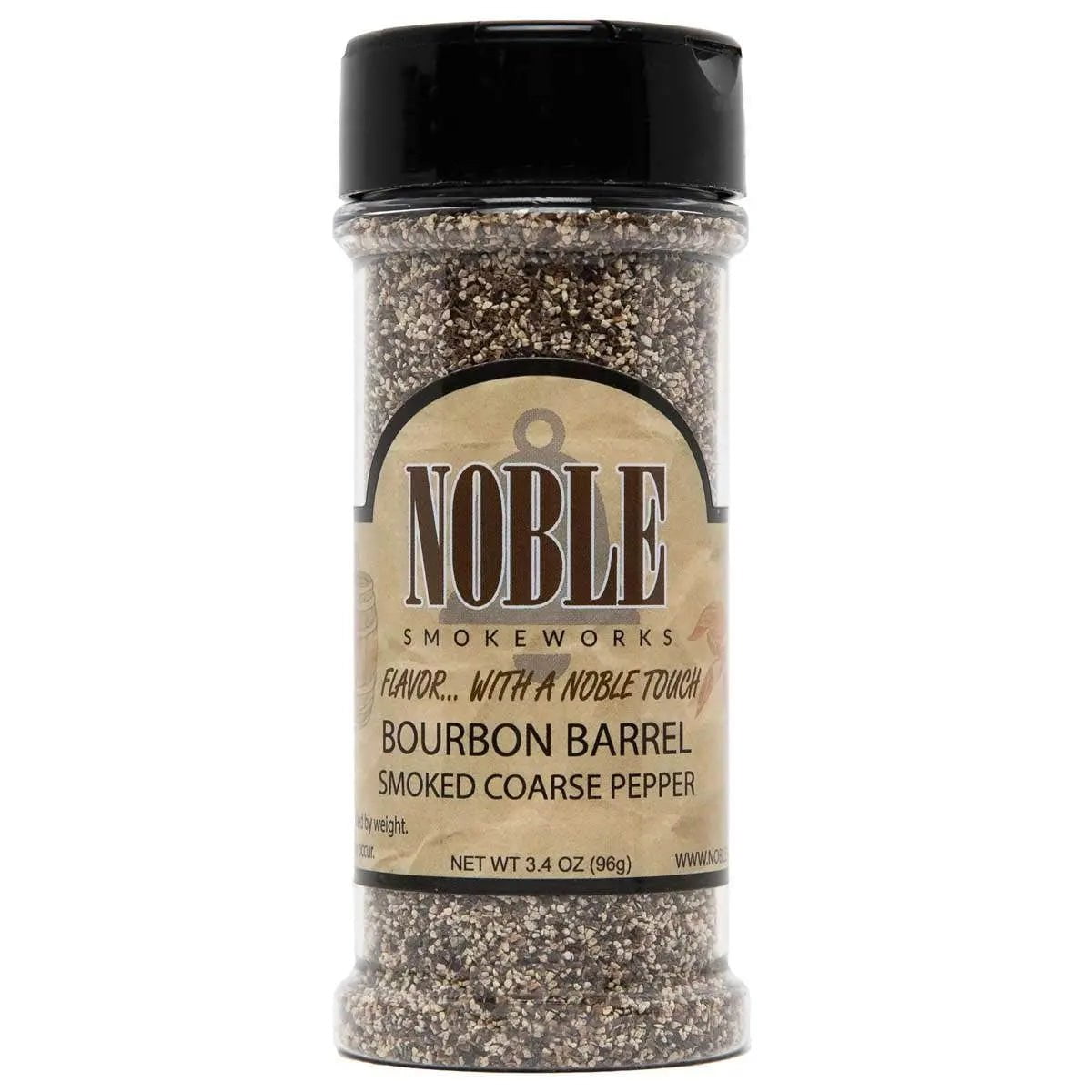 Noble Saltworks Bourbon Barrel Smoked Coarse Pepper, 3.4oz Salt 12039034