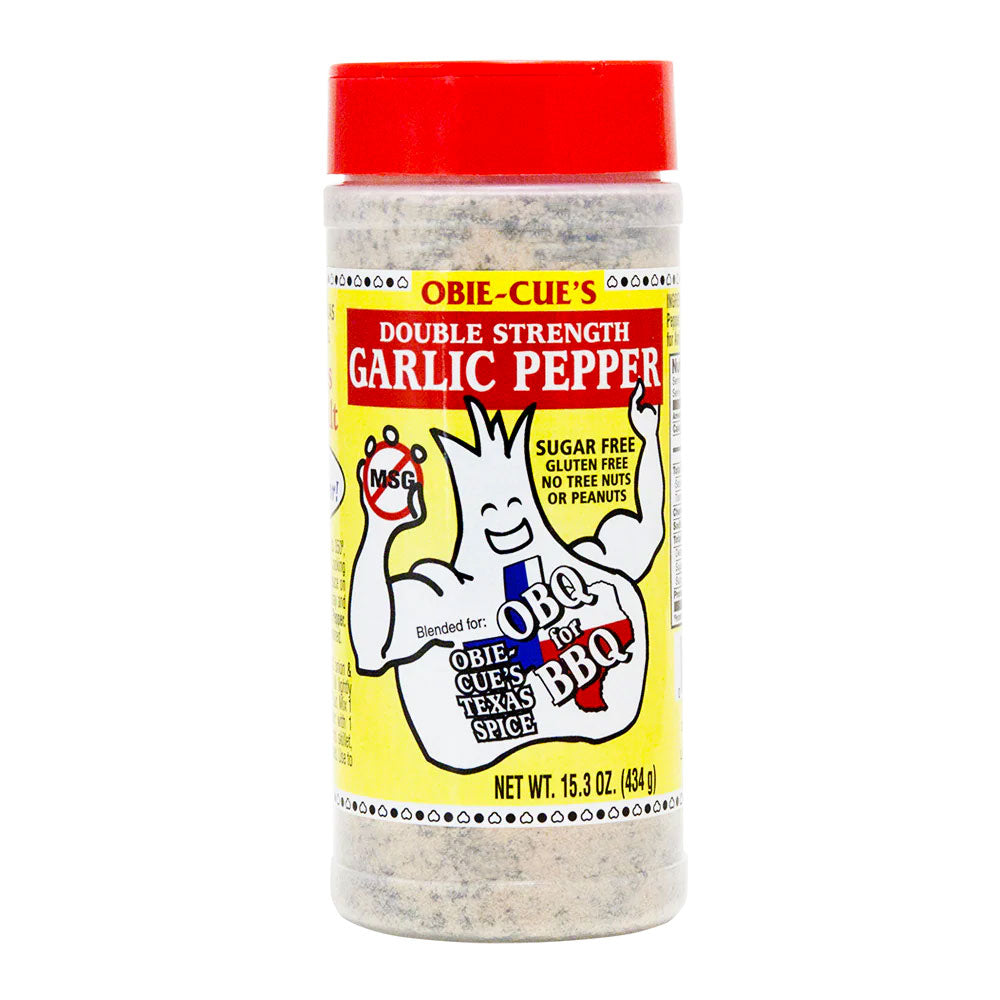 Obie-Cue's Garlic Pepper 15.3oz Seasonings & Spices 12021076