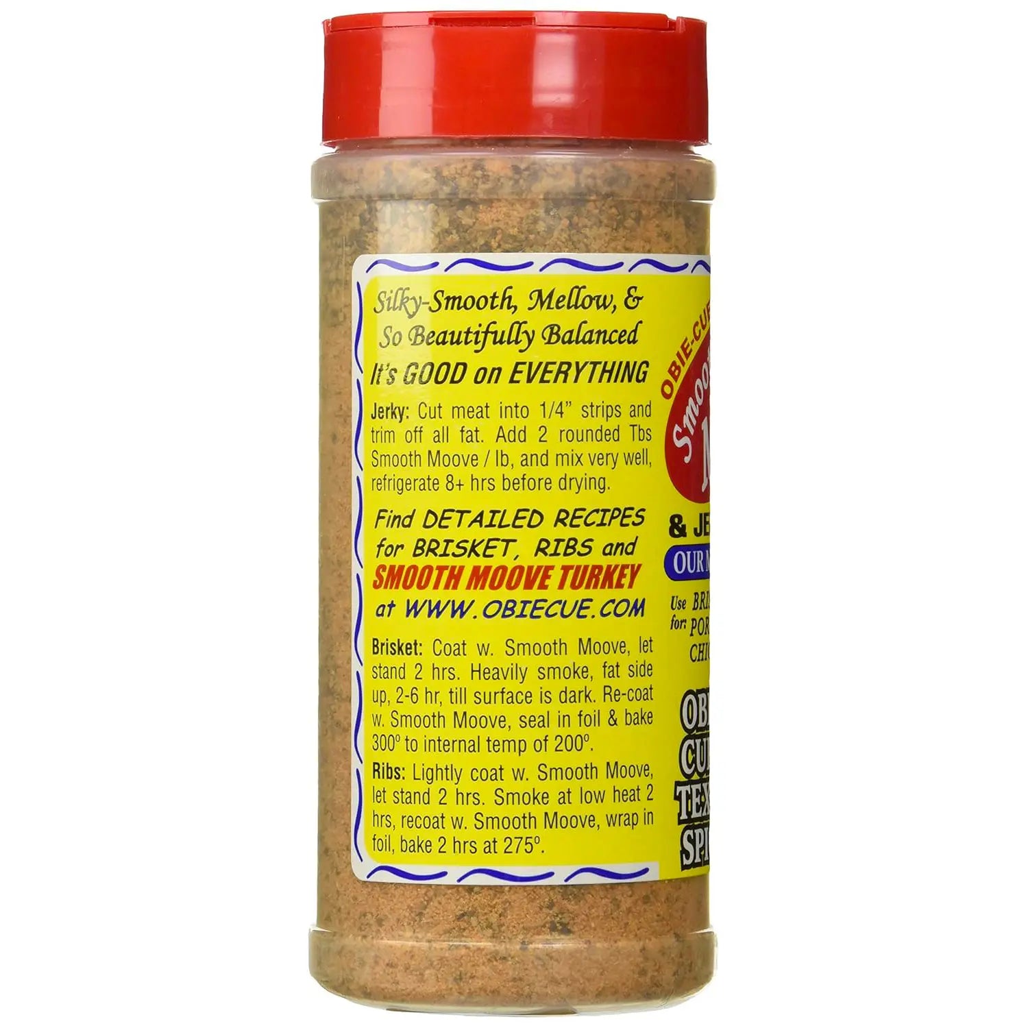 Obie-Cue's Smooth Move BBQ Rub and Jerky Mix Seasonings & Spices 12021103