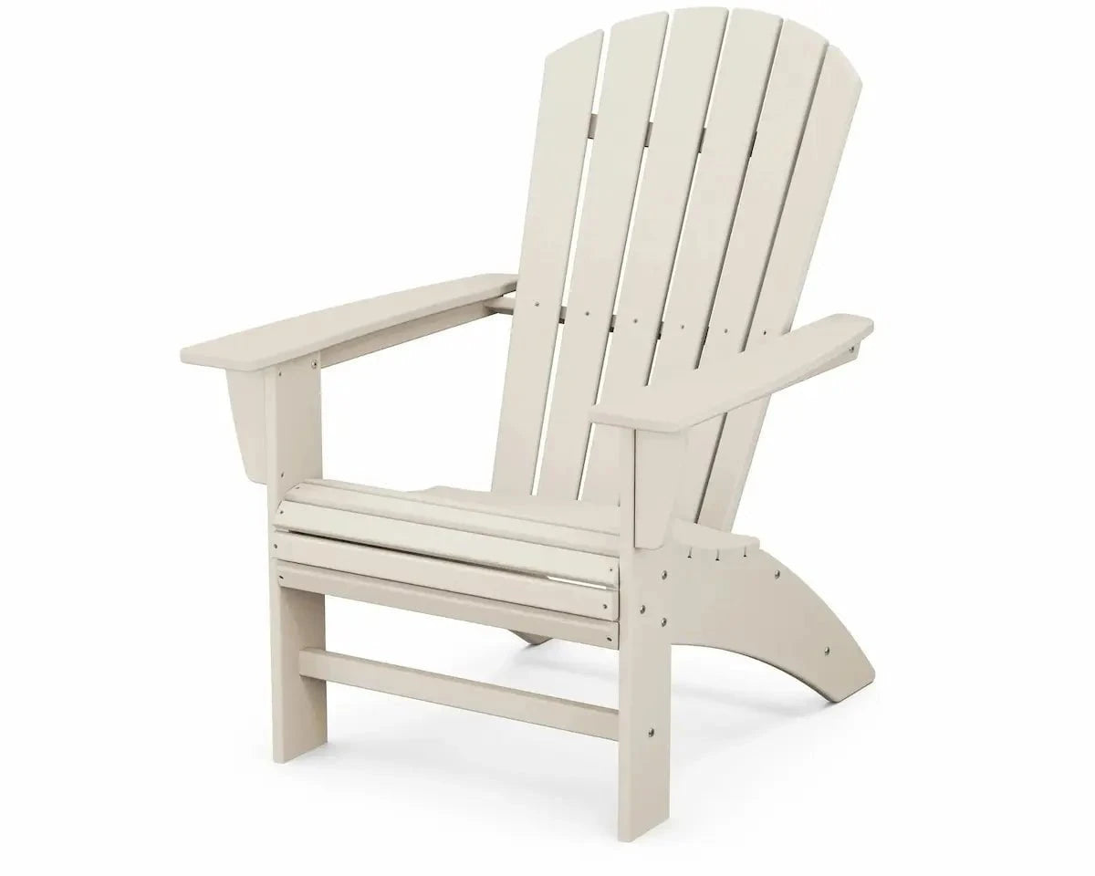 POLYWOOD Nautical Curveback Adirondack Chair Outdoor Chairs Sand 12037830