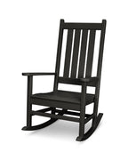 POLYWOOD Vineyard Porch Rocking Chair Outdoor Chairs Black 12031438