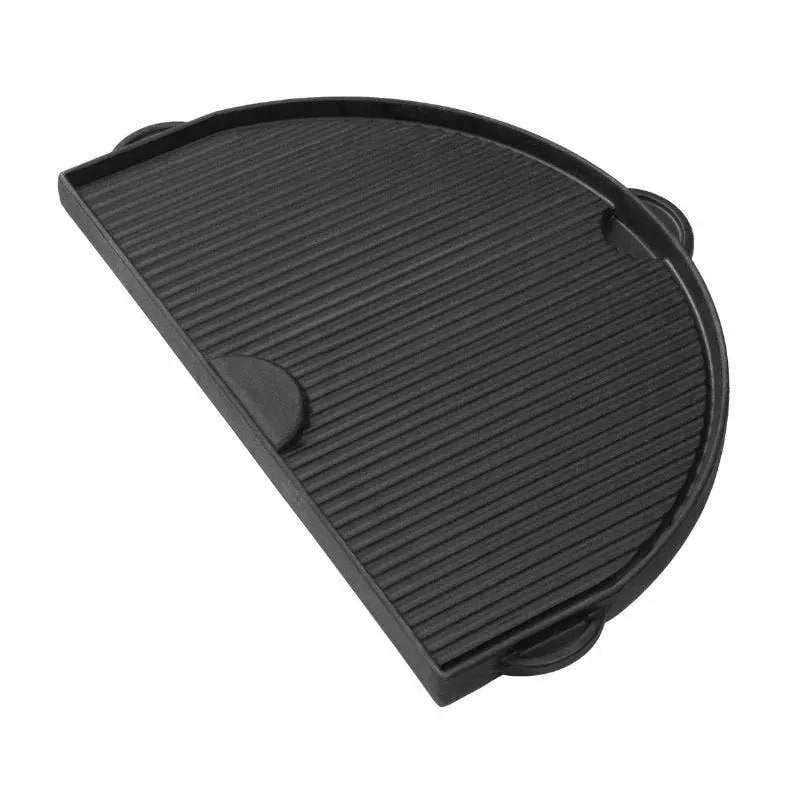 Primo Cast Iron Griddle for Oval LG 300, Flat and Grooved Sides Outdoor Grill Accessories 12039108