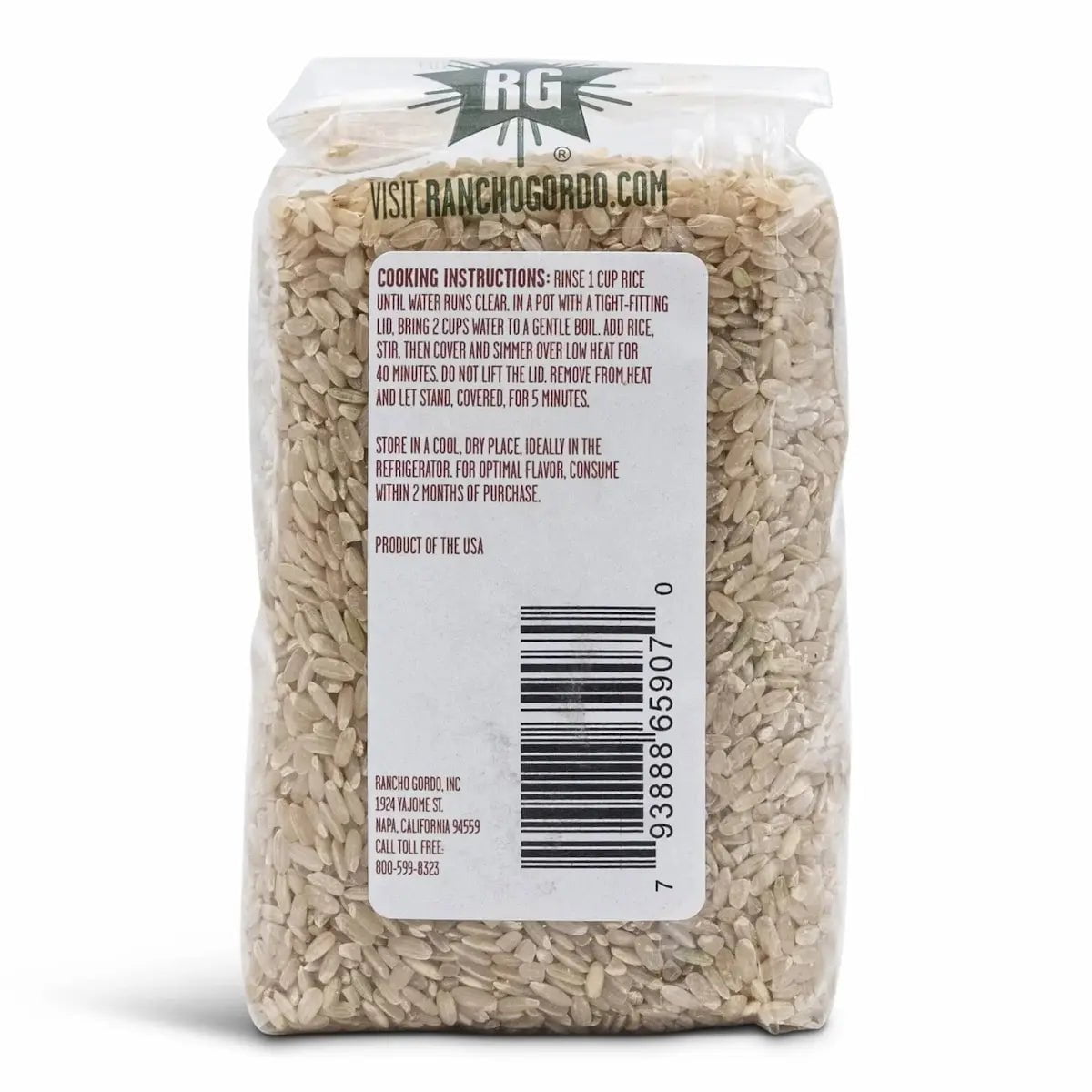 Rancho Gordo California Brown Rice Grains, Rice & Cereal 12042843