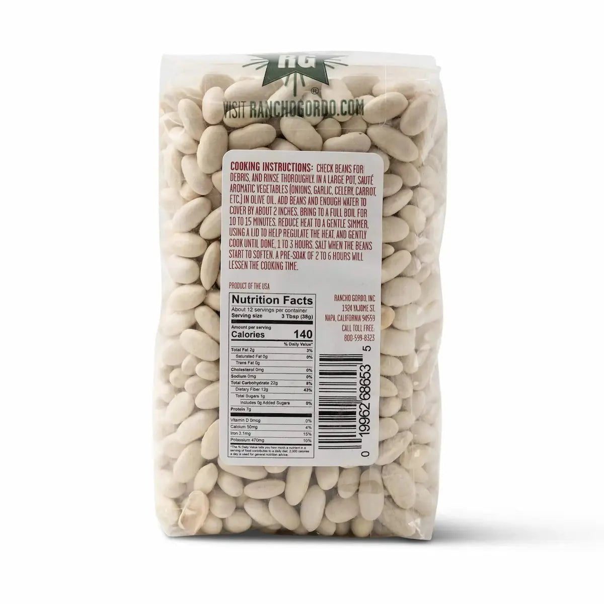 Rancho Gordo Marcella Beans Beans 12044280