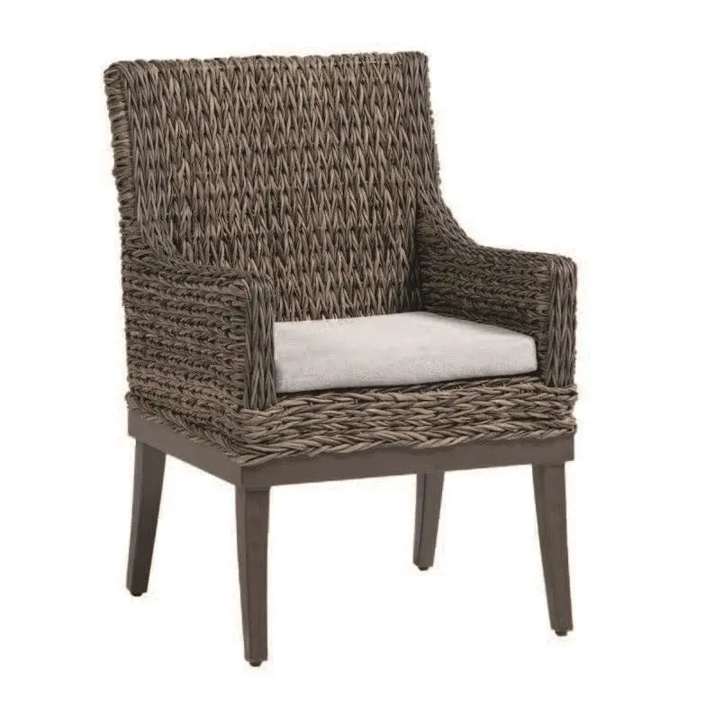 Ratana Boston Dining Arm Chair with Cash Ash Cushions Outdoor Chairs 12034312