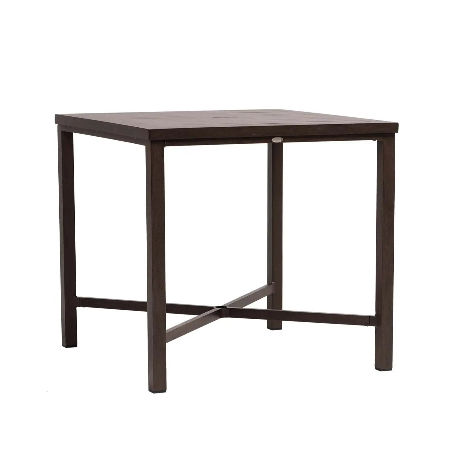 Ratana Canbria 39" Square Counter Table in Hessonite Garnet Outdoor Tables 12041240