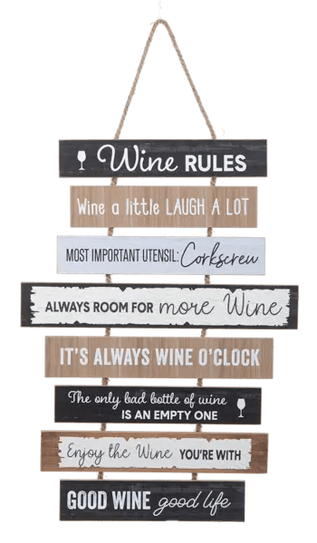 Rules for Drinking Wall Signs Decor Style 1 12045450