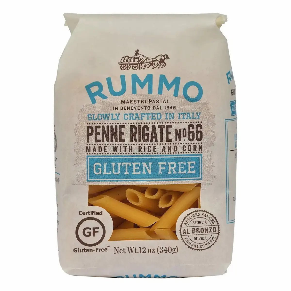 Rummo Gluten Free Penne Rigate Dry Pasta, 12oz Pasta & Noodles 12045074