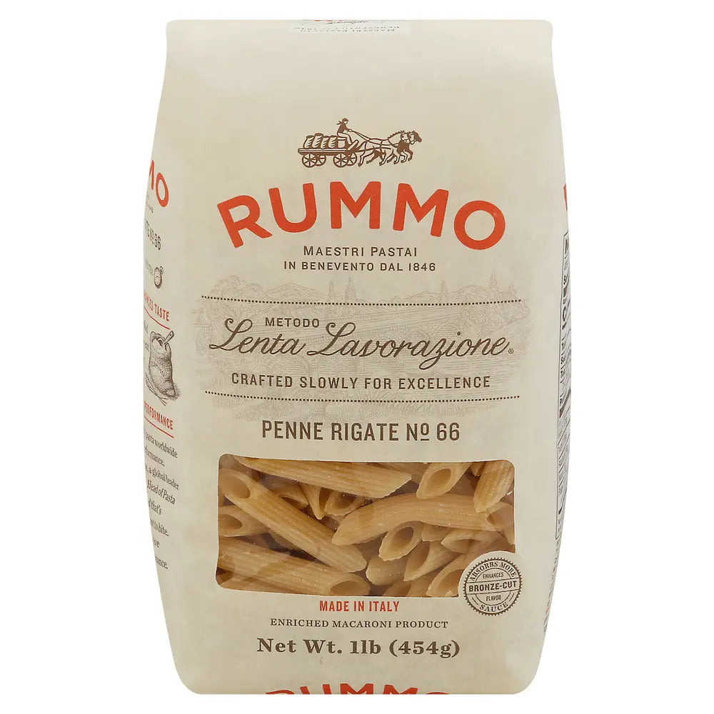 Rummo Penne Rigate Dry Pasta, 1lb 12045072