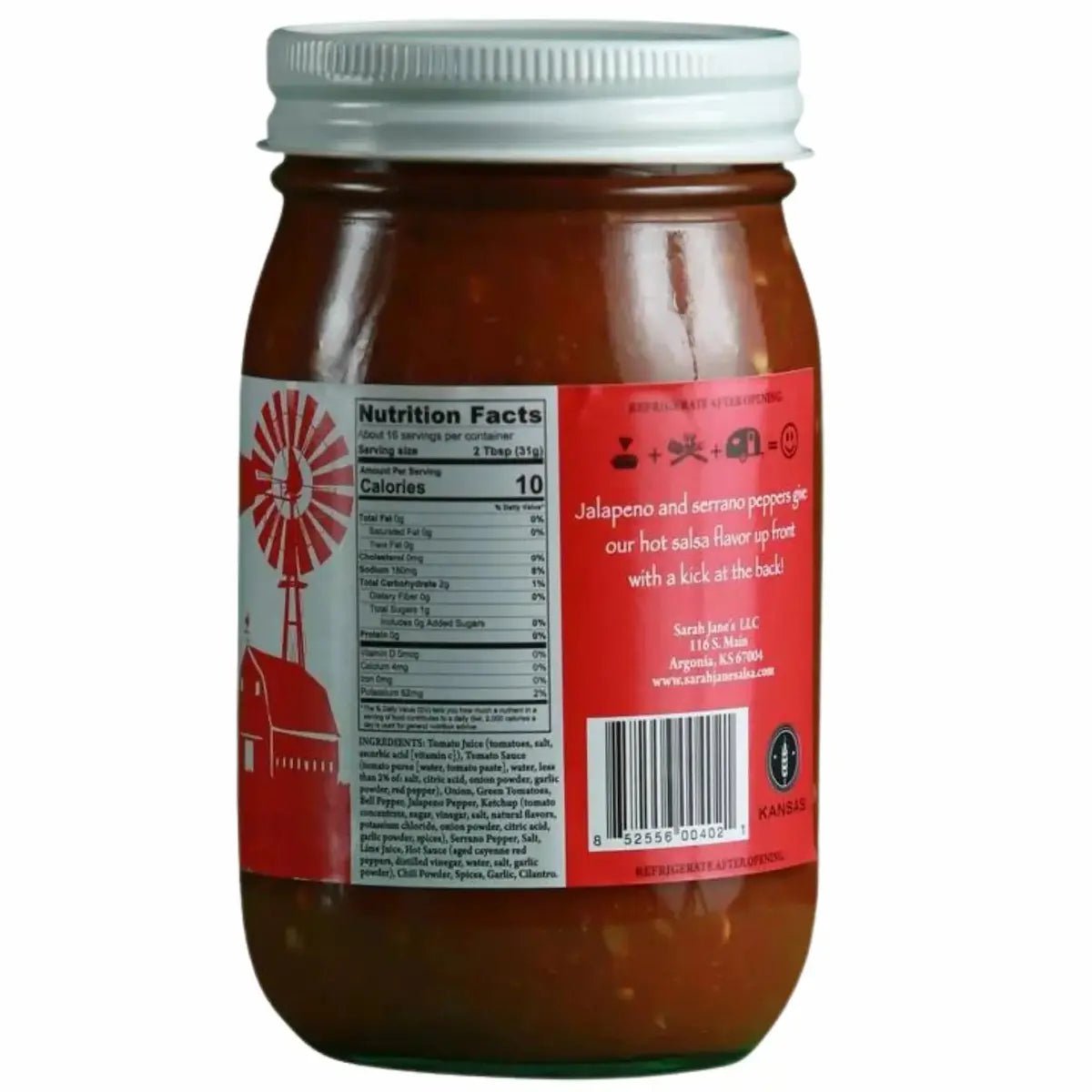 Sarah Jane Hot Green Tomato Salsa Salsa 12043743