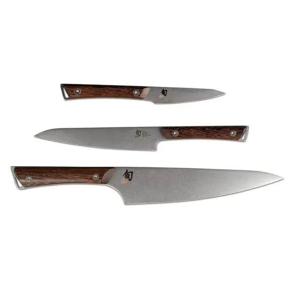 Shun Kanso 3-Piece Starter Knife Set Kitchen Knives 12029724