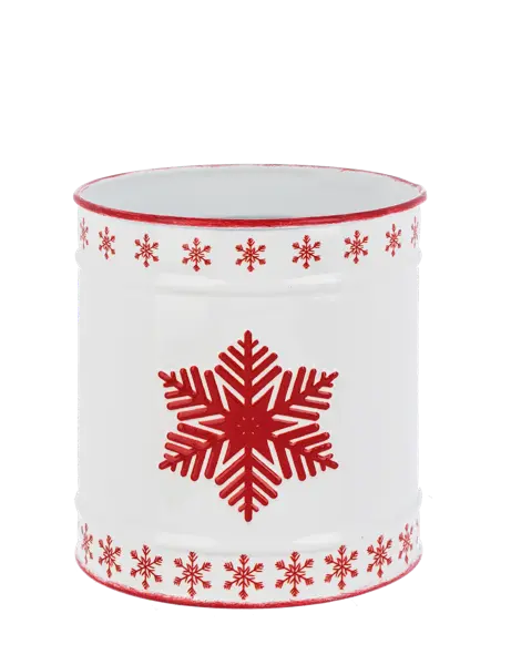 Snowflake Canister Seasonal & Holiday Decor Small 12045064