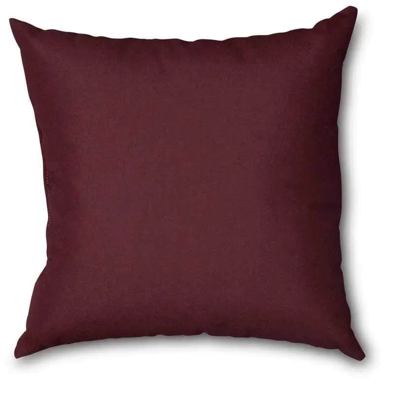 Solid Bold Colors Throw Pillows Throw Pillows Cast Currant 18in 12029601