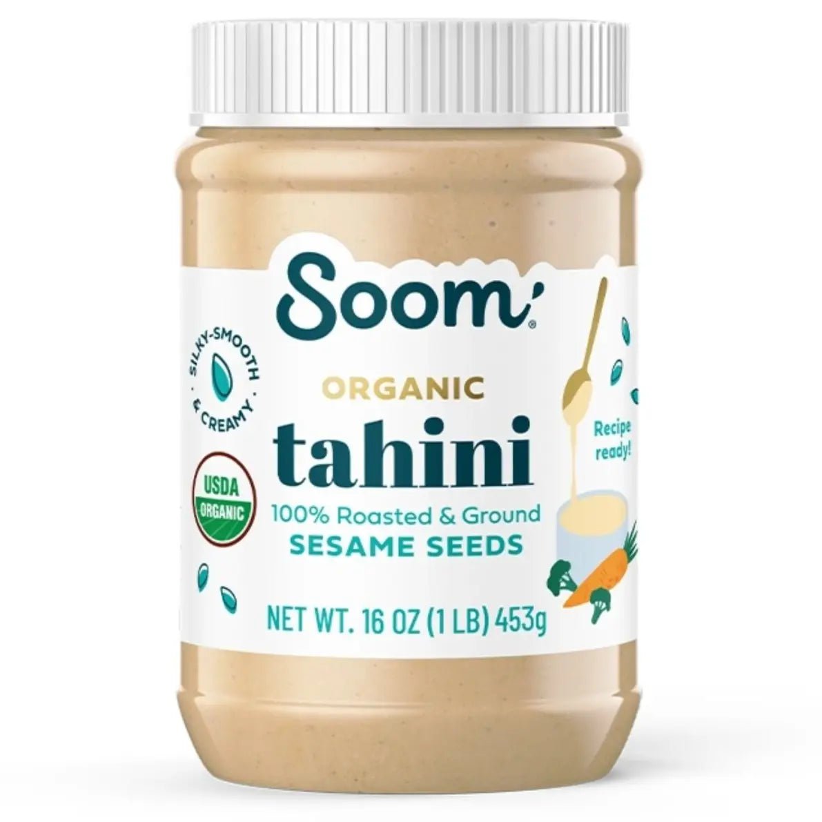 Soom Organic Tahini, 16oz Food Items 12044394