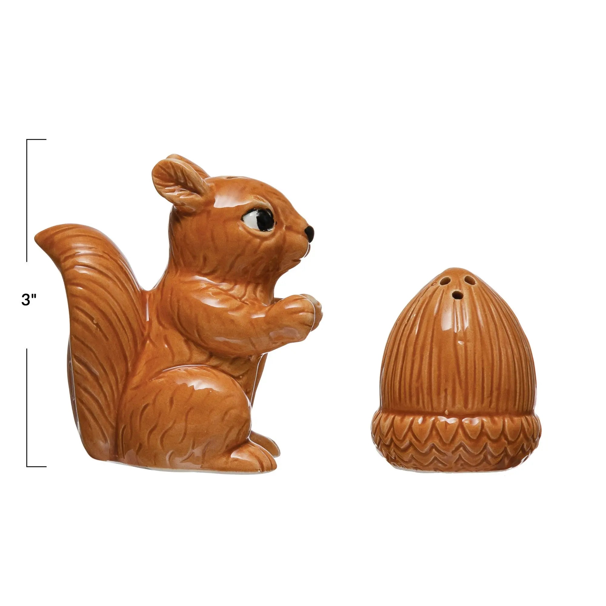 Squirrel and Acorn Salt & Pepper Shakers Seasonal & Holiday Decorations 12044810